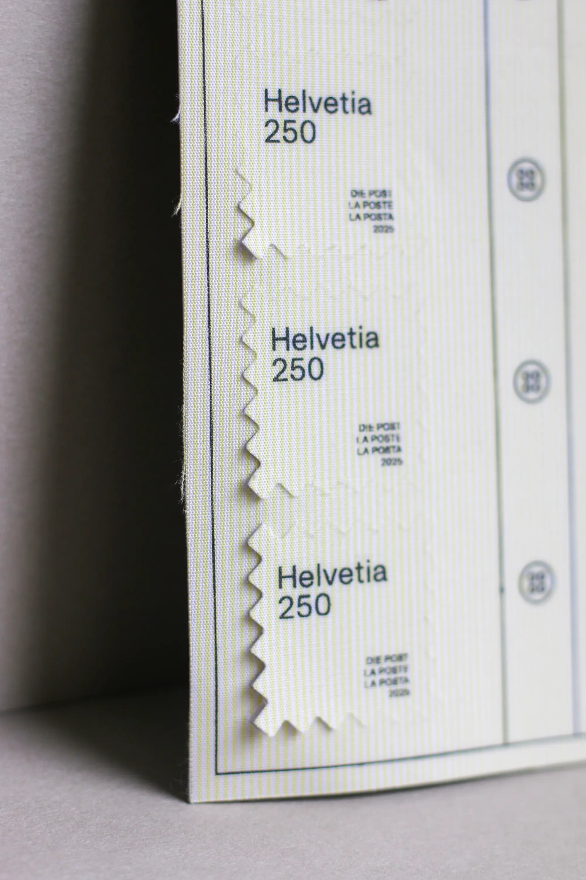 Detailaufname vom Briefmarkenbogen