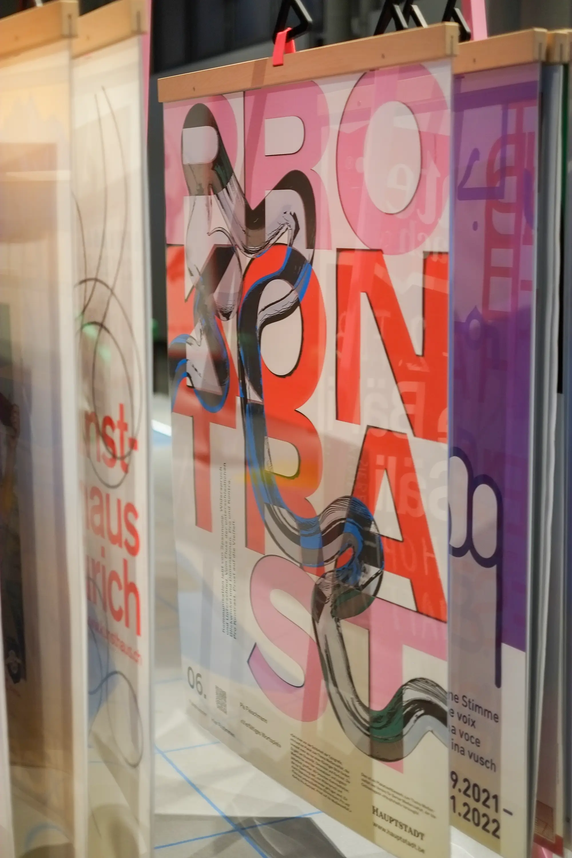 Plakat Medienvielfalt Landesmuseum Zürich Grafik Ausstellung