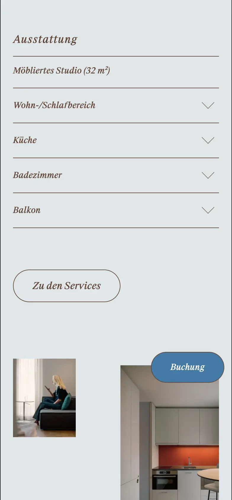 b20 serviced apartments bern, Website Mobile